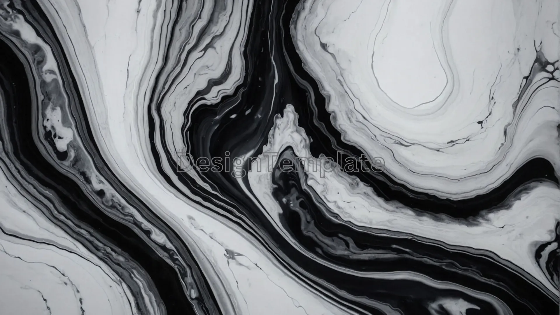 Fluidity Black and White Marble Background for Graphicsc